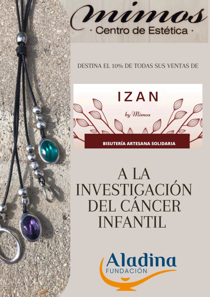 Izan by Mimos, bisutería solidaria a favor de Fundación Aladina