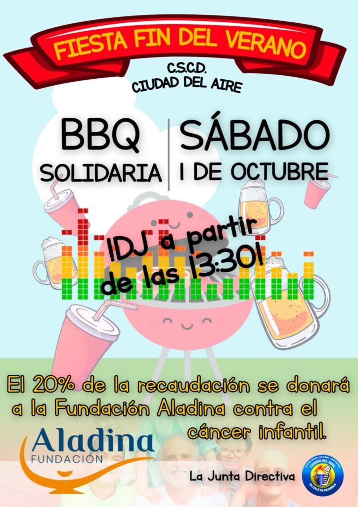 Barbacoa solidaria a favor de Fundación Aladina