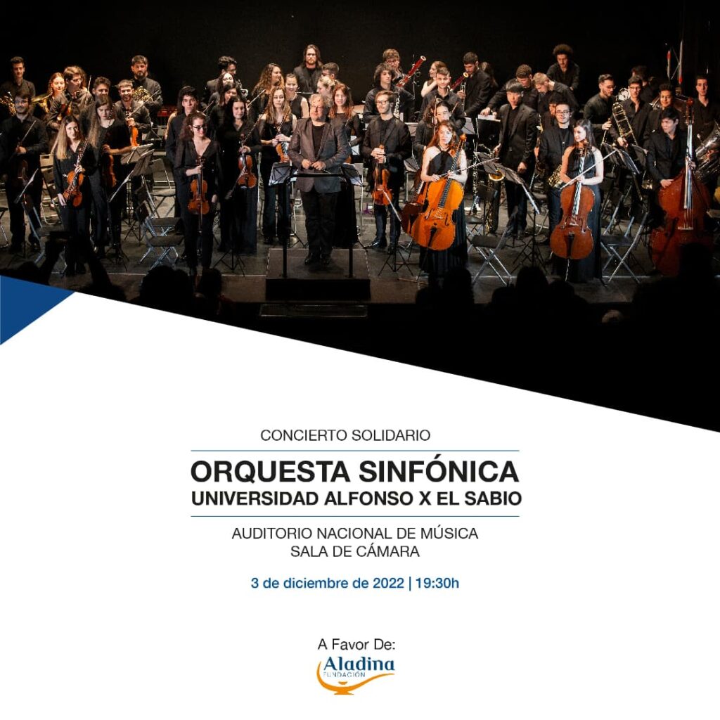 Facultad de Música de UAX Organiza Concierto Solidario para Fundación Aladina