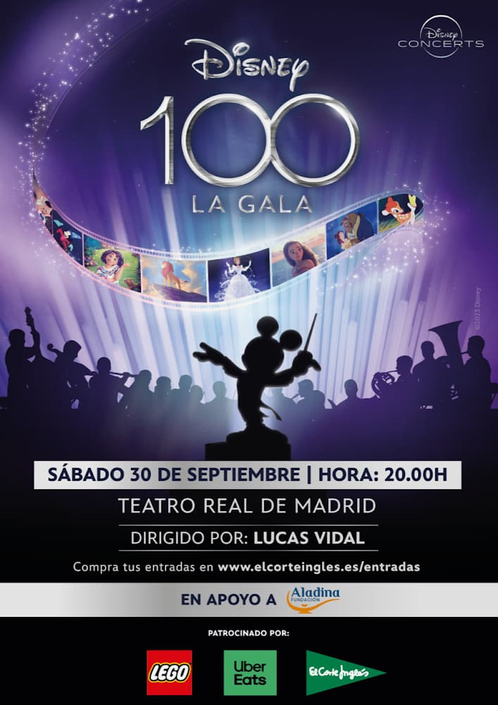 Disney celebra sus 100 años con un concierto en apoyo a Aladina