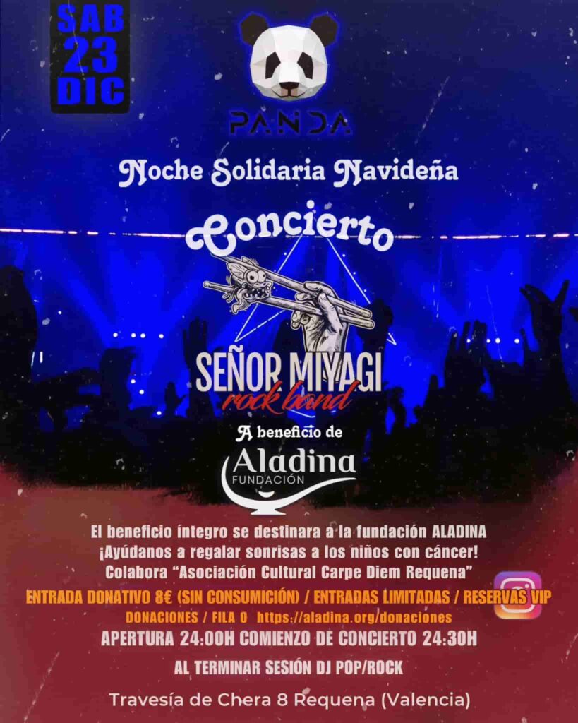 Concierto de Carpe Diem en Requena a favor de Aladina