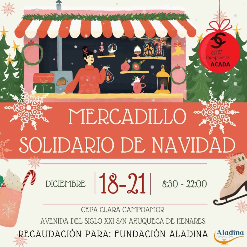 Mercadillo de ACADA solidario con Aladina