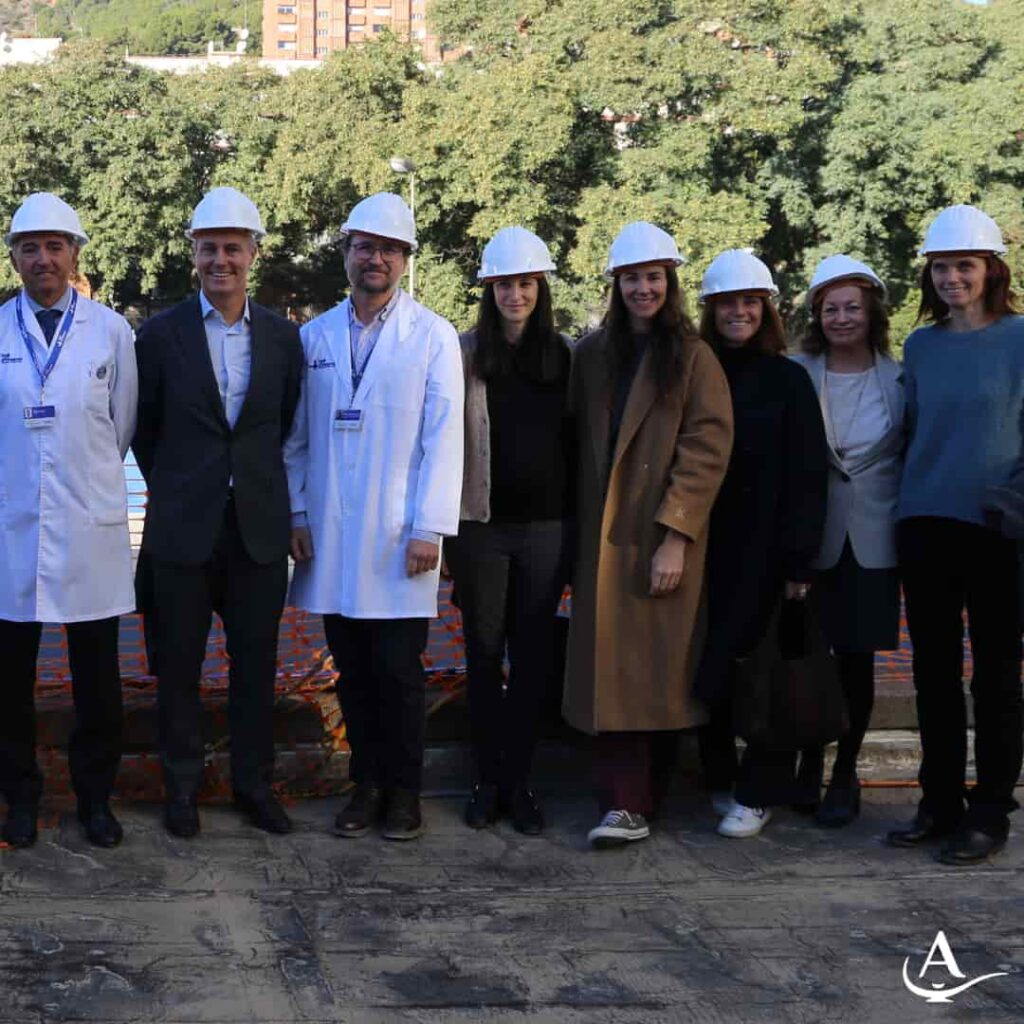 Visitamos las obras de Vall d'Hebrón junto a la Fundación Diverse