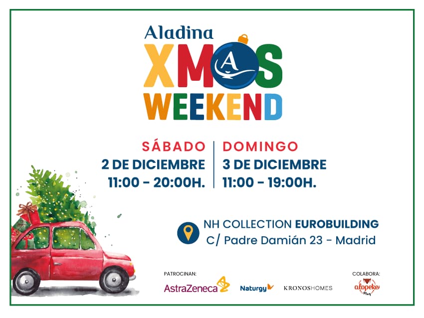 ¡No te pierdas el Aladina Xmas Weekend el 2 y 3 de diciembre!