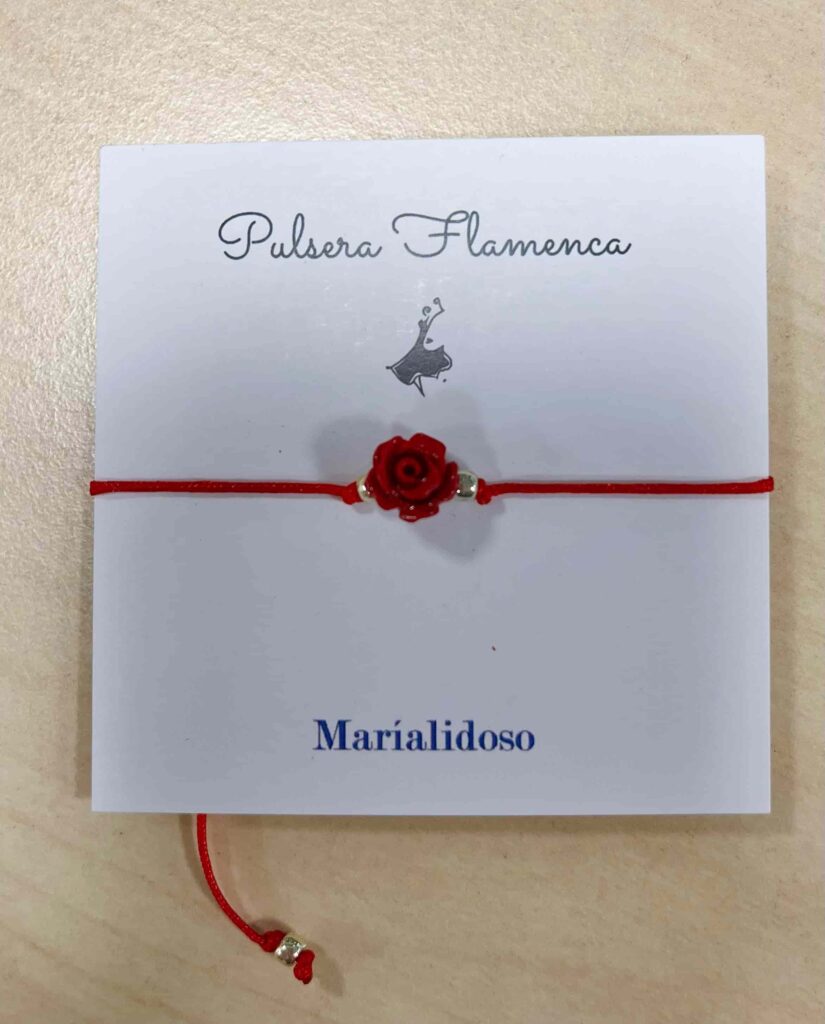 Pulsera flamenca solidaria con Aladina