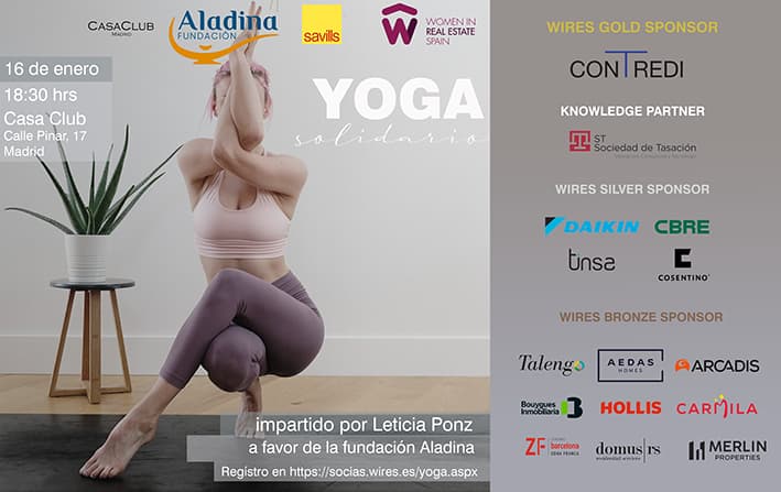 Yoga solidario a favor de Aladina