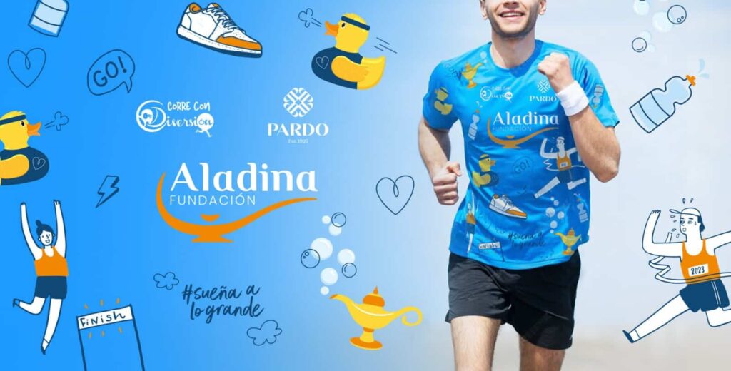 DiversiON y Pardo 1927 correrán la Maratón de Madrid a favor de Aladina