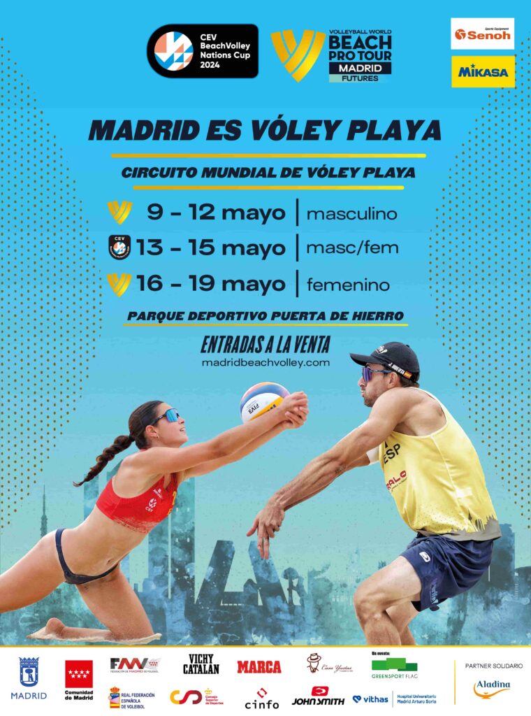 ¡Madrid Es Vóley Playa nos elige como Partner solidario!