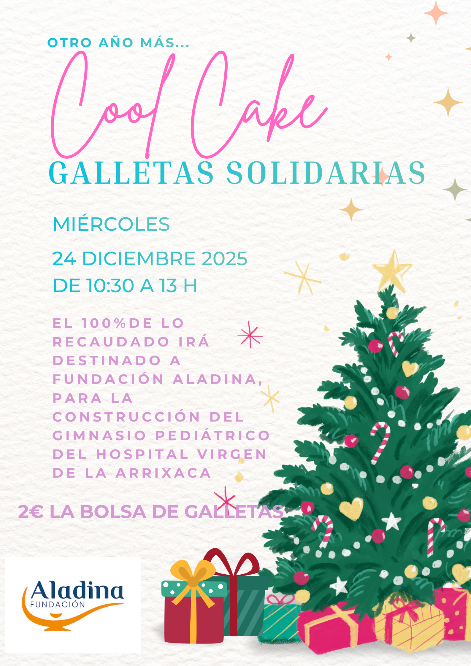 Cool Cake pone a la venta galletas solidarias a favor de Aladina